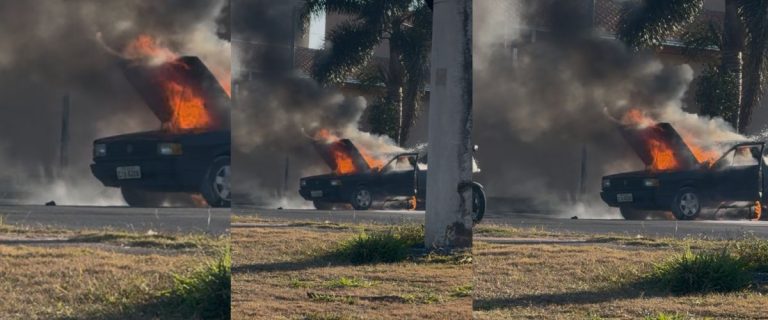 Carro em chamas - 1
